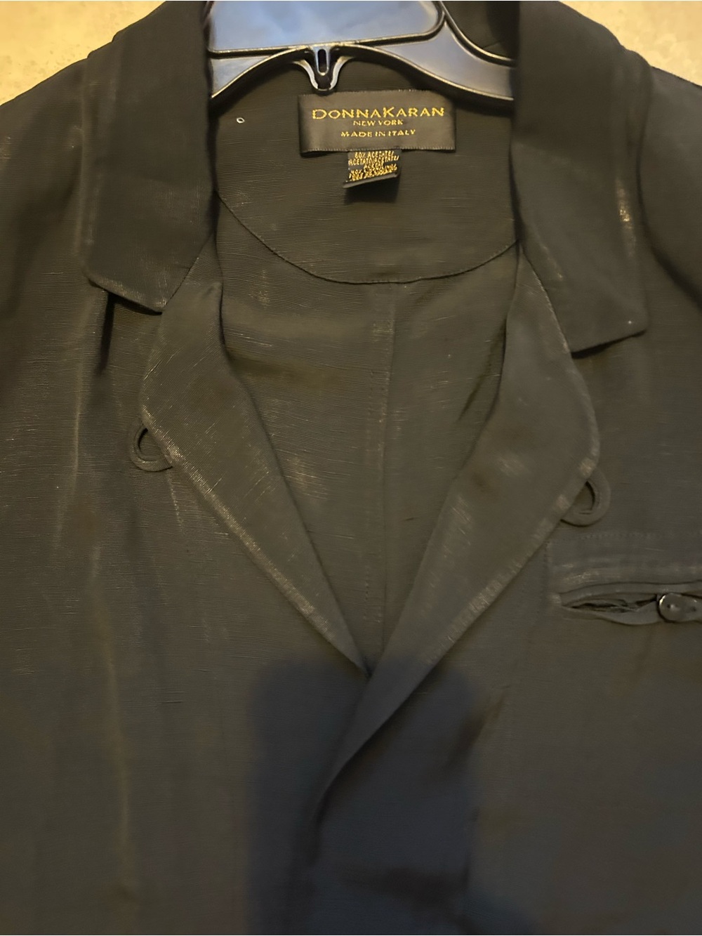 Donna Karan Black Blazer Jacket